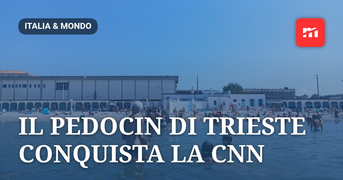 Il Pedocin di Trieste conquista la CNN: la spiaggia divisa tra uomini e donne fa il giro del mondo