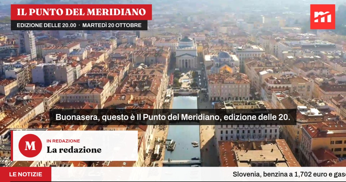 Il Punto del Meridiano delle 20 – martedì 20 ottobre