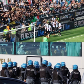 L'Udinese raggiunge l'Empoli al 104' ma rimane a rischio retrocessione. Tifosi ospiti scatenati contro la polizia 