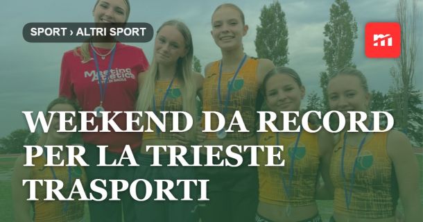 Weekend da record per la Trieste Trasporti: Nicole Pertoldi firma il nuovo Record Regionale nei 150m, pioggia di podi a Trieste, Udine e Brescia